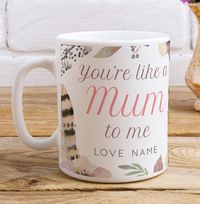 Like a Mum to me Personalised Mug