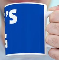 Tap to view Personalised Name Mug - Blue