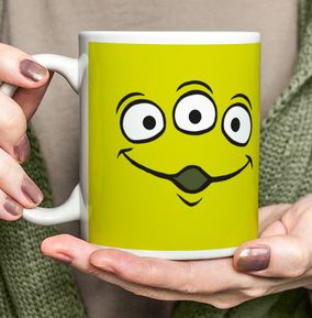 Toy Story Alien Happy Faces Personalised Mug