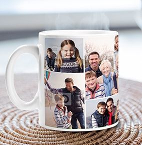 Multi Photo Personalised Mug