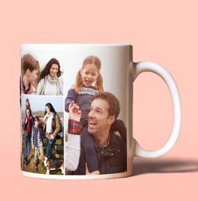 Multi Photo Personalised Mug