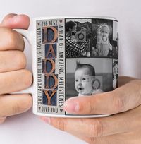 Tap to view The Best Daddy Multi Photo Upload Mug