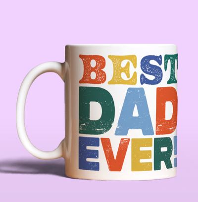 Best Dad Ever! Photo Upload Mug