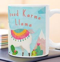 Tap to view Good Karma Llama Photo Mug