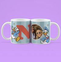 Tap to view Disney Donald Duck Initial Photo Upload Mug