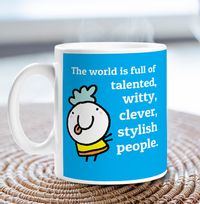 Clever, Talented & Witty Personalised Mug
