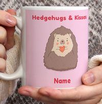 Tap to view Hedgehugs and Kisses Personalised Mug