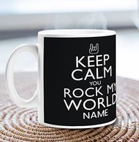 Tap to view Keep Calm Rock My World Mug