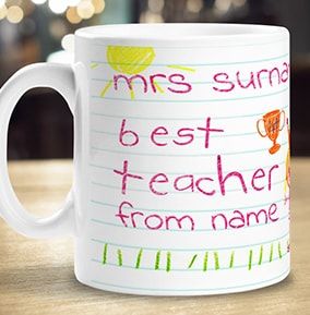 Personalised Best Teacher Mug - Photo Upload