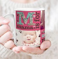 Tap to view M Is For Mama Personalised Mug