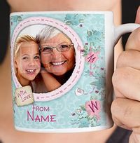 Me To You Personalised Photo Mug - Nanny