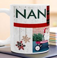 Nordic Kisses Nan Personalised Mug