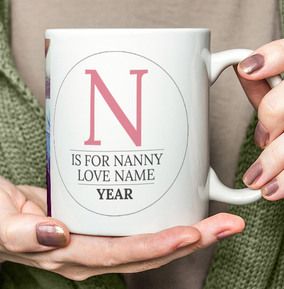Personalised Mug - Photo Upload For Nanny