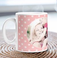 Tap to view Rose Pink Polka Dot Personalised Mug
