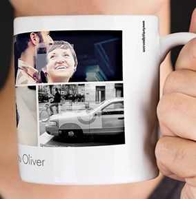 Personalised Mug - Multi Photo Upload Polaroids