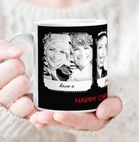 Christmas Retro Booth Personalised Mug