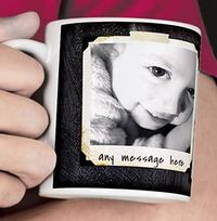 Tap to view 3 Photo Chalk Personalised Mug