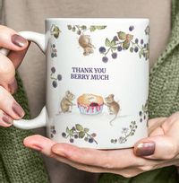 Thank You Berry Much Personalised Mug