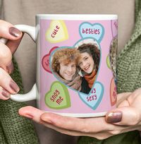 Hearts Three Photo Mug
