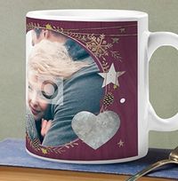 Wife Christmas Kisses Personalised Mug