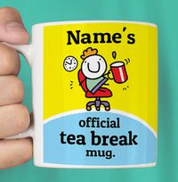 Official Tea Break Personalised Mug