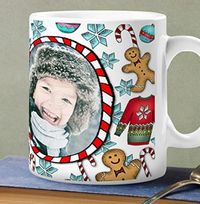 Love Christmas Treats Photo Upload Personalised Mug