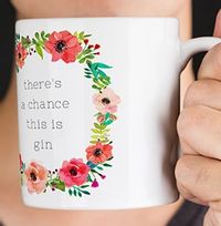 A Chance of Gin Personalised Mug