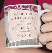 Tap to view First Christmas Together Photo Mug