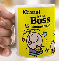 Tap to view Boss Rules Personalised Mug
