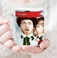 Tap to view Elf Couple's Christmas Mug - Photo Upload