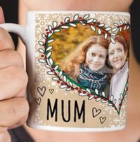Tap to view Mum Love Hearts 2 Photo Mug