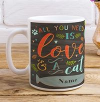 Tap to view All You Need is A Cat Personalised Mug