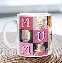 Mum - Love You Multi Photo Mug