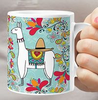 Llama Personalised Mug