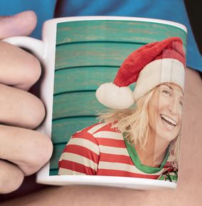 Christmas Personalised Full Photo Mug