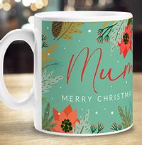 Merry Christmas Mum Photo Upload Mug