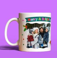 Tap to view Merry & Bright Photo Christmas Mug