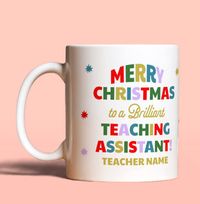 Tap to view Brilliant Teaching Assistant Christmas Mug