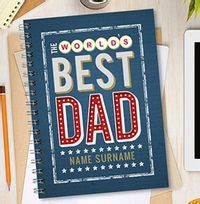 Name in Lights - Best Dad Notebook