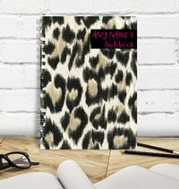 Animal Print Leopard Notebook