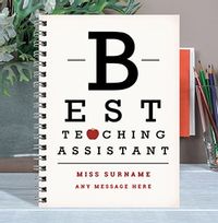 Tap to view Best Teaching Assistant Personalised Notebook, Any Message
