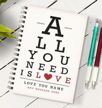 At First Sight Notebook - Valentine Love You