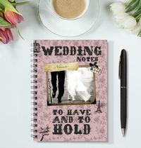 Avec L'Amour Wedding Notebook