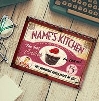 Bar Sign Personalised Cake Notebook