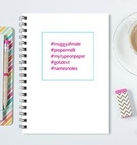 Hashtag Long Hot Summer Notebook