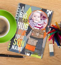 I Love Bear Hugs - Bear Hug Son Notebook