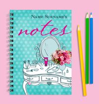 Boudoir & Blusher Dressing Table Notebook