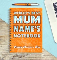 Cocktail Flowers Best Mum Notebook