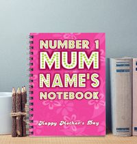 Cocktail Flowers No1 Mum Notebook
