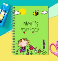 Cartoon Garden Notebook
